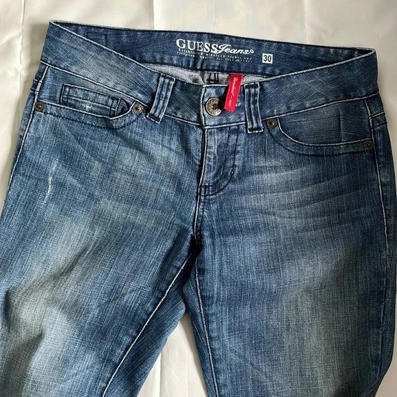 Daredevil Stretch Bootcut Low-Rise  Y2K Jeans, Size 30 - Picture 4 of 10